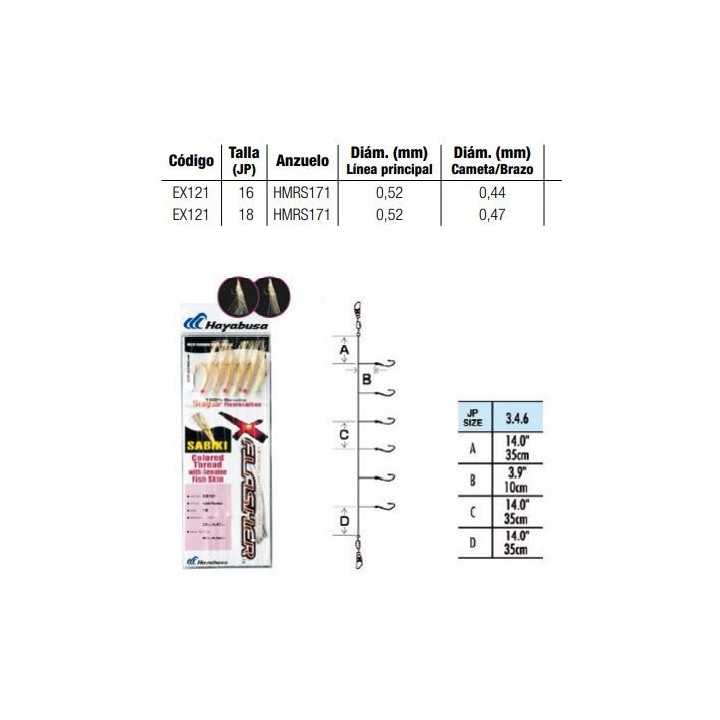 EX121 - Flasher de ouro Sabiki