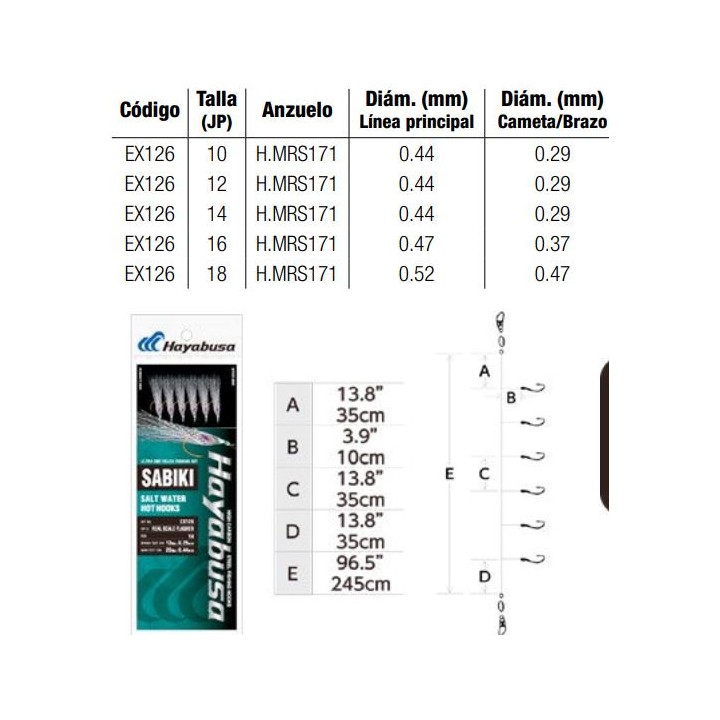 EX126 - Sabiki Real Scale Flasher