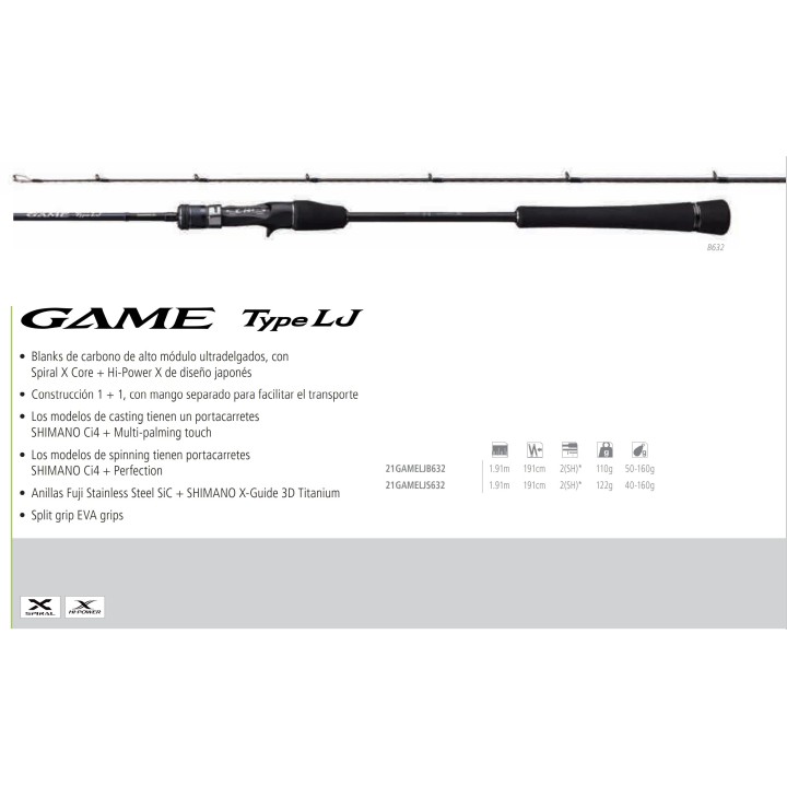 Caña SHIMANO GAME TYPE LJ: Jigging Avanzado y Ligereza