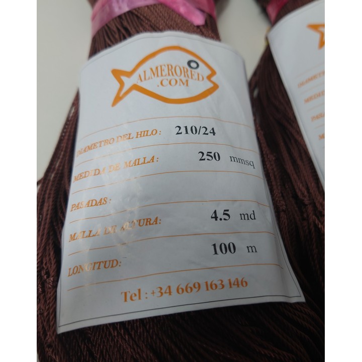 Albitanas 210/24 x 250mm x 4,5md x 100mts Marrón