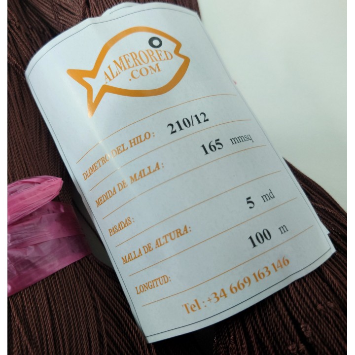 210/12 X 165MMSQ X 5MD X 100MTS braun