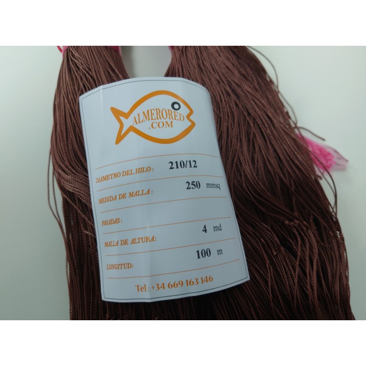 210/12 X 250MMSQ X 4MD X 100MTS Brown