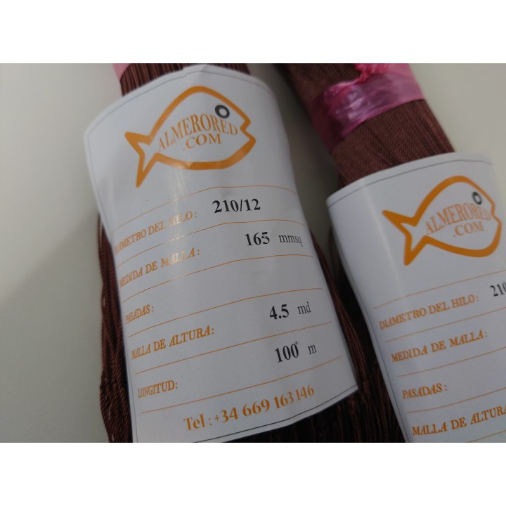 210/12 X 165MMSQ X 4,5MD X 100MTS braun