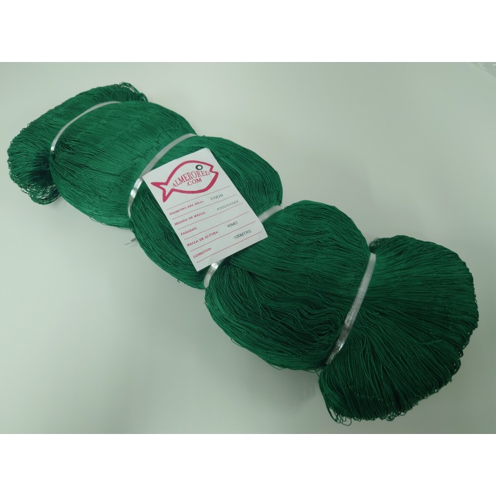 Rete 210/9 x 40mm x 45md x 100mt Verde
