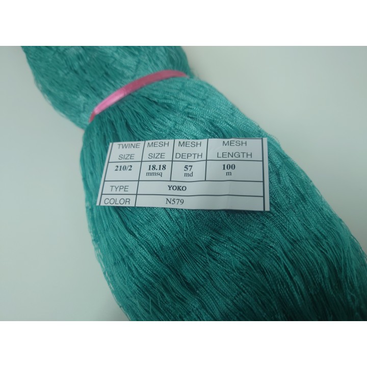 210/2 x 18,18 x 57md x 100m verde