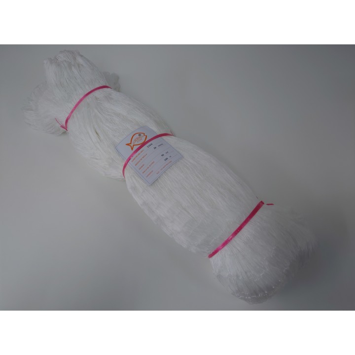 Rede 210/6 x 36 mm x 50 mesh x 100 metros BRANCO