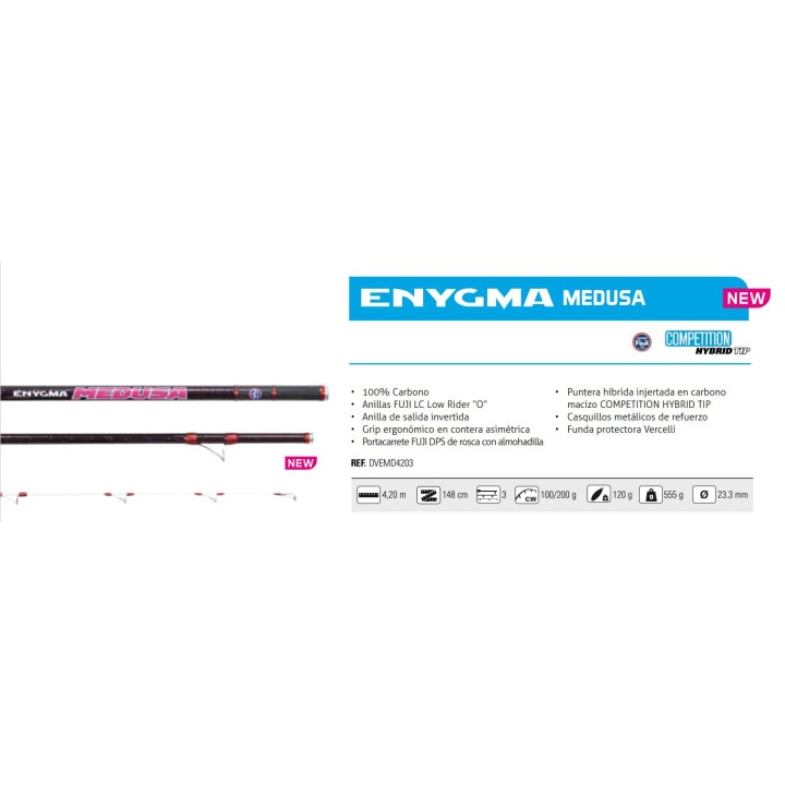 Canne Vercelli ENYGMA MEDUSA 4.20m 3tr