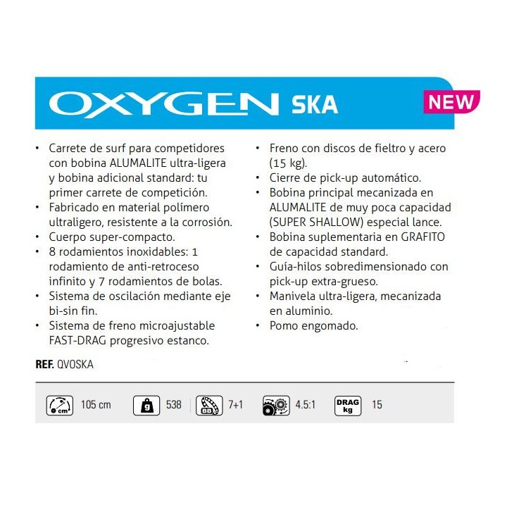 Carreto VERCELLI OXYGEN SKA - 7+1bb