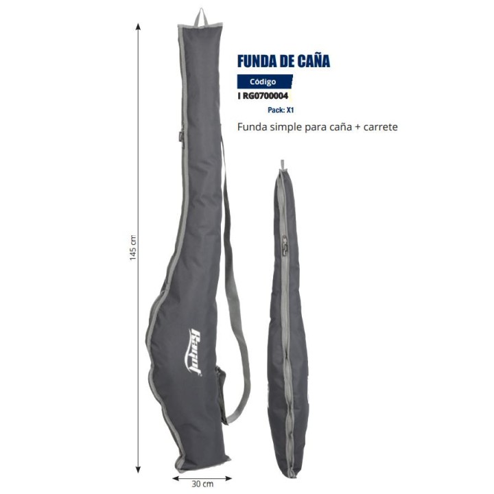 FUNDA DE CAÑA + CARRETE RAGOT
