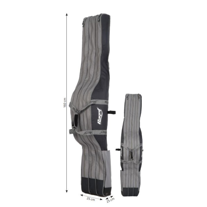 Funda de 3 cañas TELESCOPICAS+CARRETE RAGOT