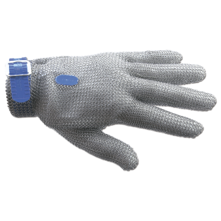 GANT DE PROTECTION EN ACIER INOXYDABLE COULEUR BLEU TAILLE 4-L