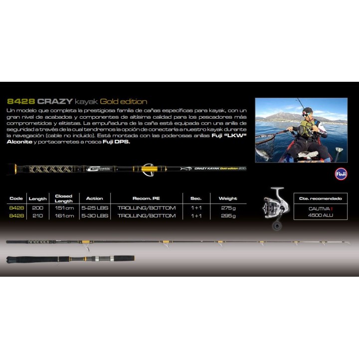 Cinnetic CRAZY kayak édition Gold 8428