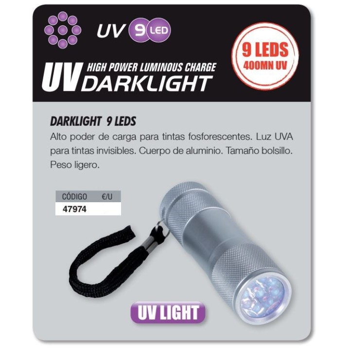 UVA DARKLIGHT 9 LEDS KALI Flashlight