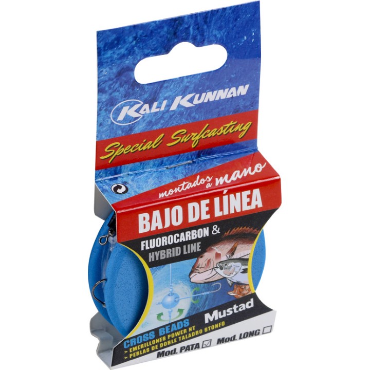 BAJO PATA SURFCASTING FLUOROCARBON (3 hameçons)