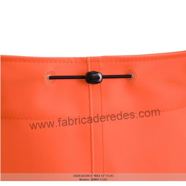 Laranja fluo MAX S5 wader impermeável