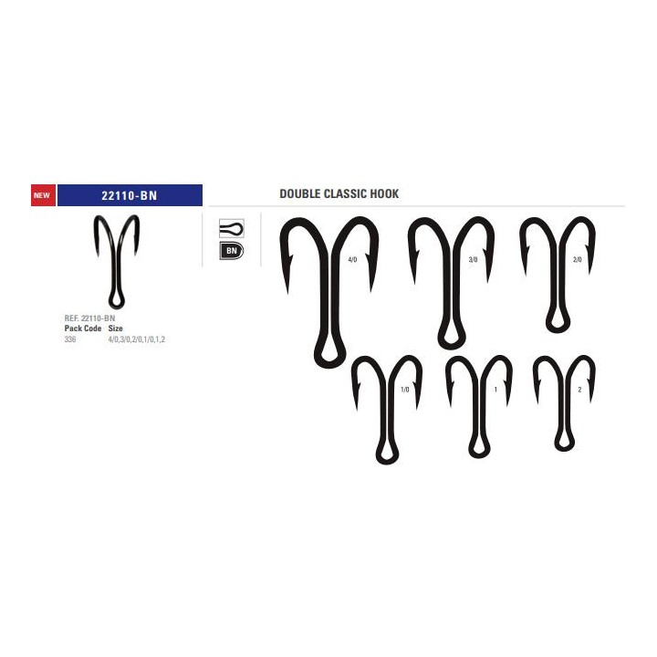 Anzuelo Doble CLASSIC MUSTAD