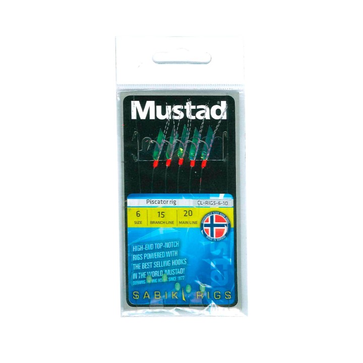 SABIKI PISCATOR RING MUSTAD (5 ALÇAPÕES)