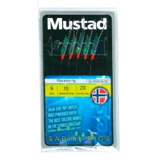 SABIKI PISCATOR RING MUSTAD (5 ALÇAPÕES)