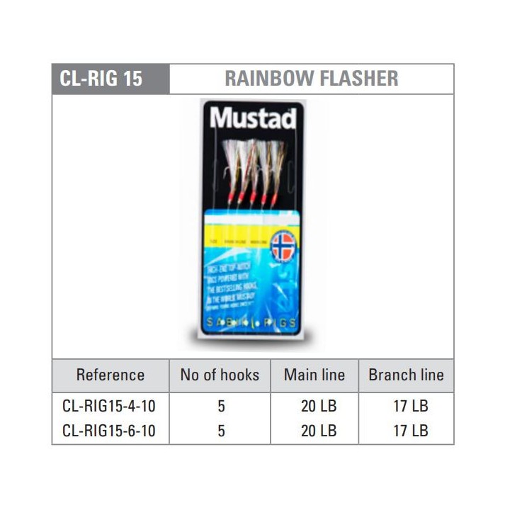 Ich weiß MUSTAD 5 Fäden