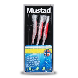 MUSTAD DAYLIGHT ROSA FLUO/ARGENTO (3 ganci)