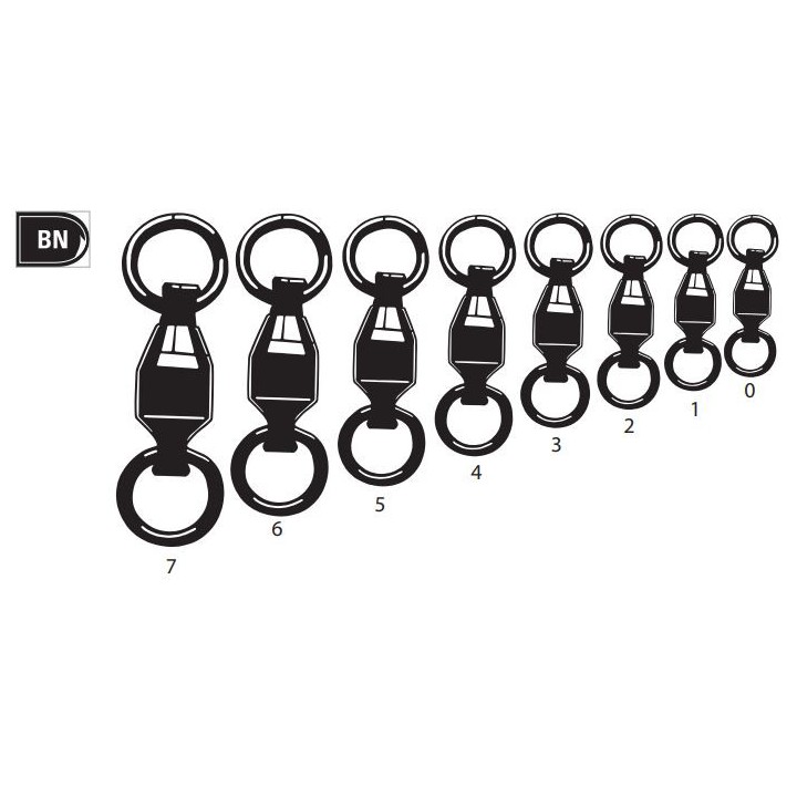 Mustad Swivel with Ball Bearing and Welded Eye