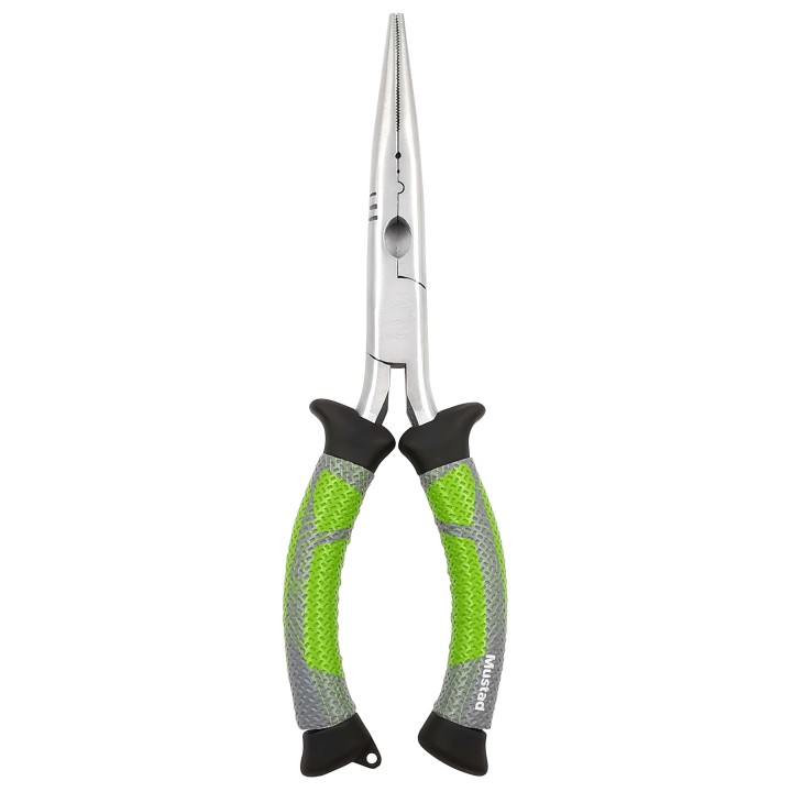 MUSTAD STRAIGHT NOSE PLIERS – 8” – GREEN