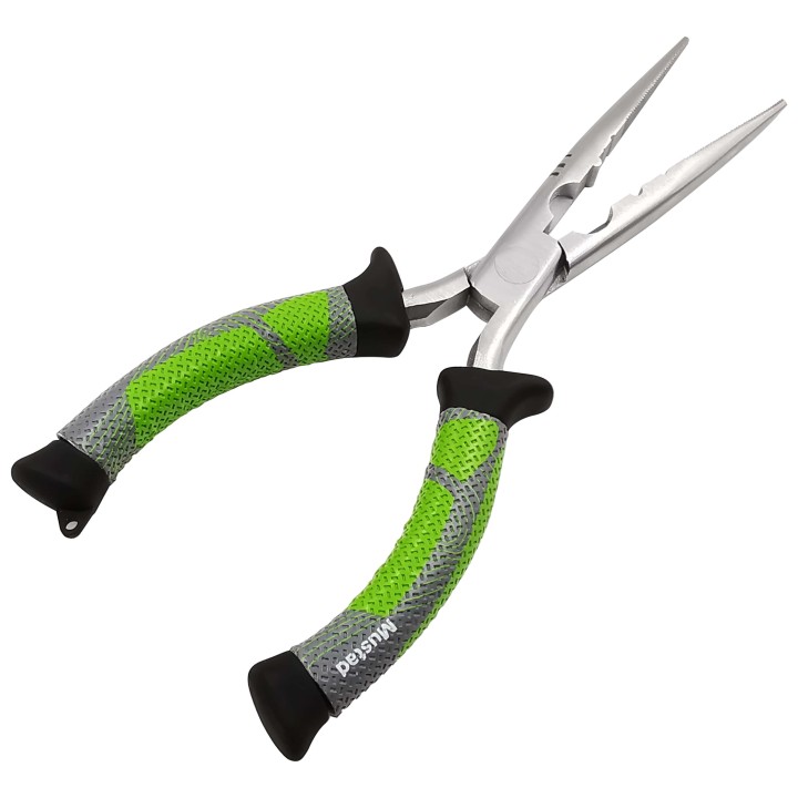 MUSTAD ALICATES DE PUNTA RECTA – 8” – VERDE