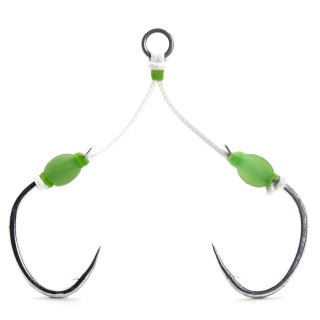 Mustad SLOW PITCH DOUBLE JIGGING ASSIST RIG
