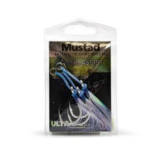 Mustad OCEAN CRYSTAL JIGGING ASSIST RIG hooks