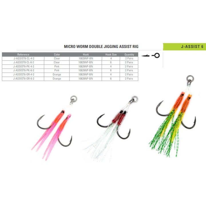 MICRO VERME DOPPIO JIGGING ASSISTENZA RIG