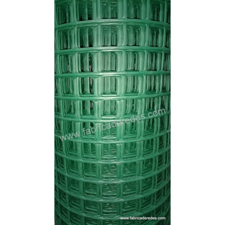 Rete di plastica rinforzata utilizzata per l'assemblaggio vasi pesca.