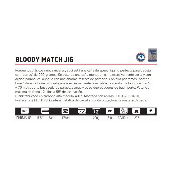 HART BLOODY MATCH JIG 1,73 meters