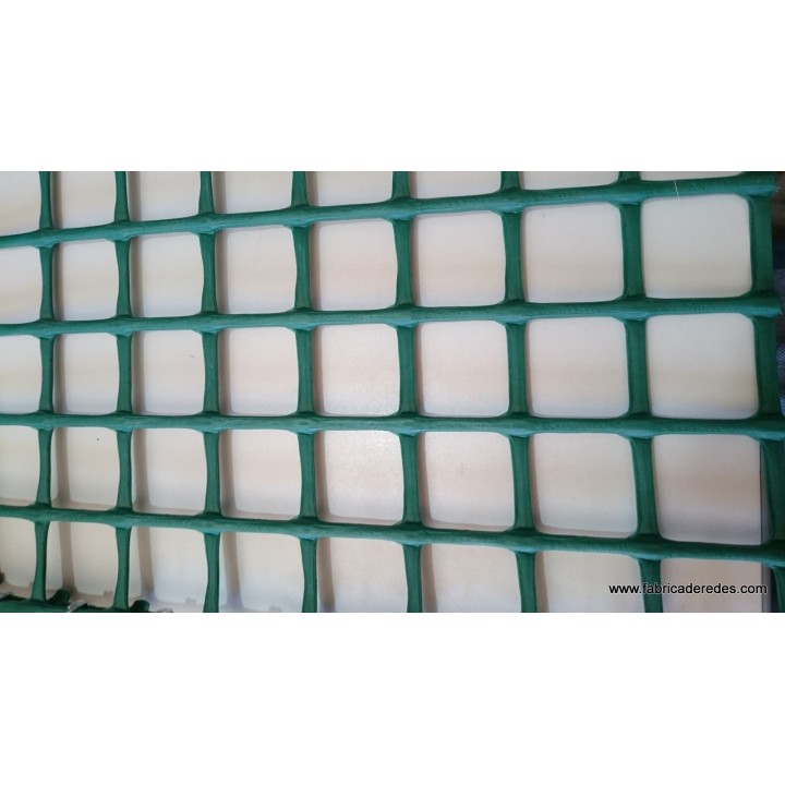 Rete di plastica rinforzata utilizzata per l'assemblaggio vasi pesca.