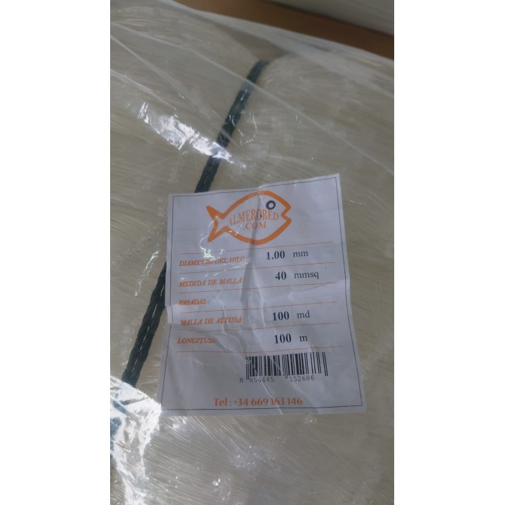1.00mm x 40mm x 100md x 100mts Branco