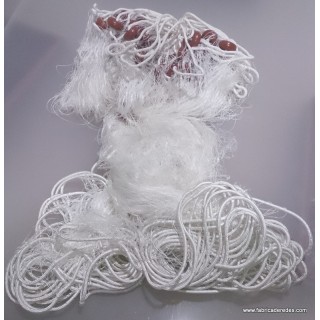 Professional trammel net 210/4 6/20 mesh and rope with lead core.