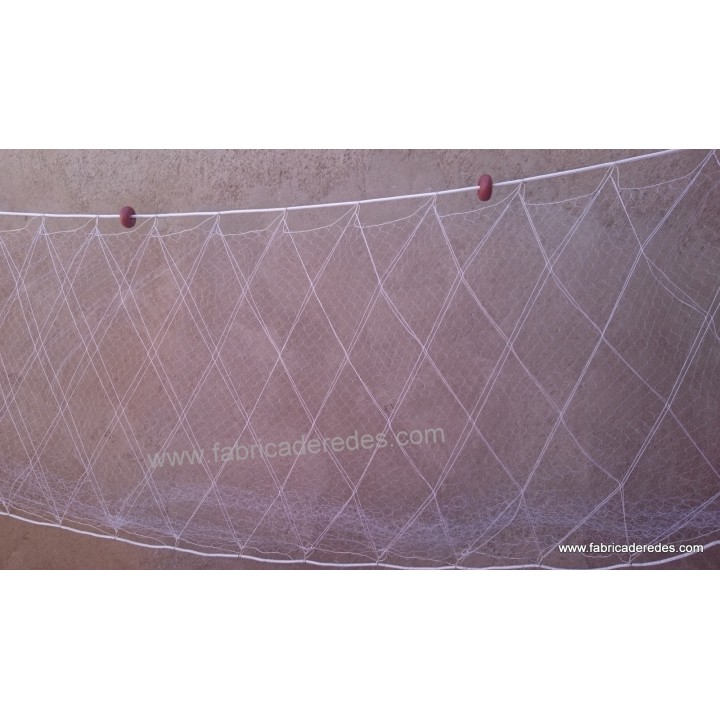 Trammel de camarão 9,5 passas