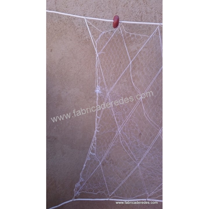 Trammel de camarão 9,5 passas