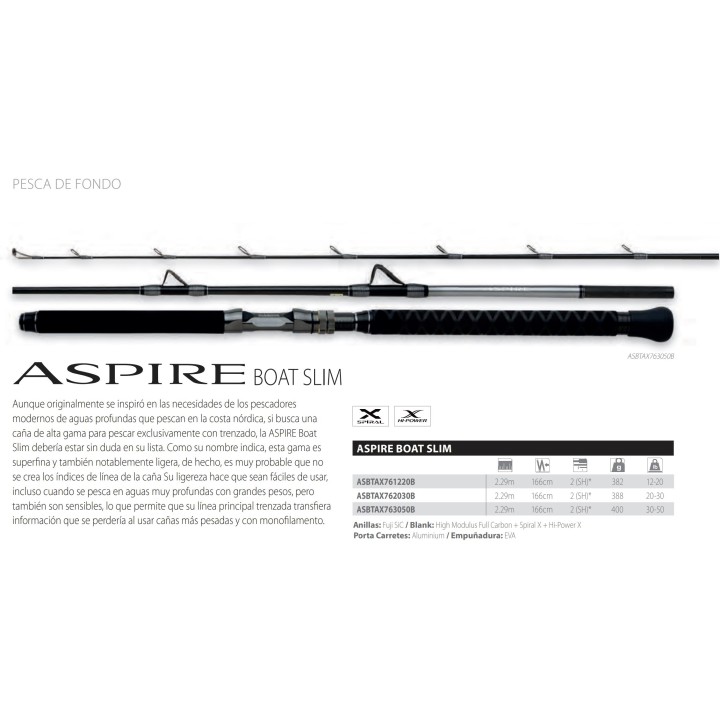 ASPIRE BOAT SLIM 2,29m 1+1pc
