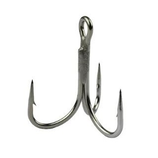 Mustad JAW LOK INLINE TREBLE HOOK - 3X STRONG