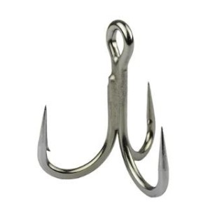 JAW LOK INLINE TREBLE HOOK - 4X STRONG