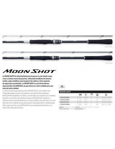 Shimano Moonshot Spinning Inshore Sea Bass Rod - 9ft 6in - Veals Mail Order