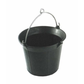 BALDE DE PLÁSTICO COM CABO DE AÇO INOXIDÁVEL