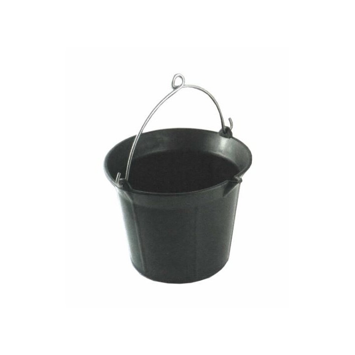 BALDE DE PLÁSTICO COM CABO DE AÇO INOXIDÁVEL