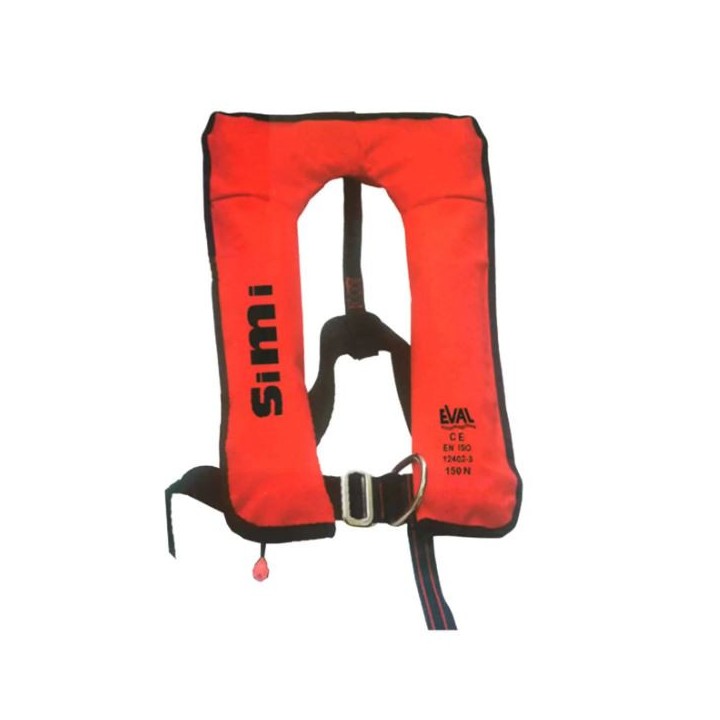 Chaleco auto hinchable 150N con arnés INOX