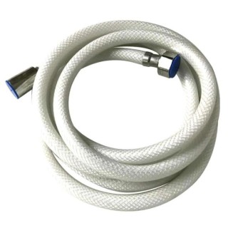 2,50 m weißer PVC-Schlauch für die Dusche