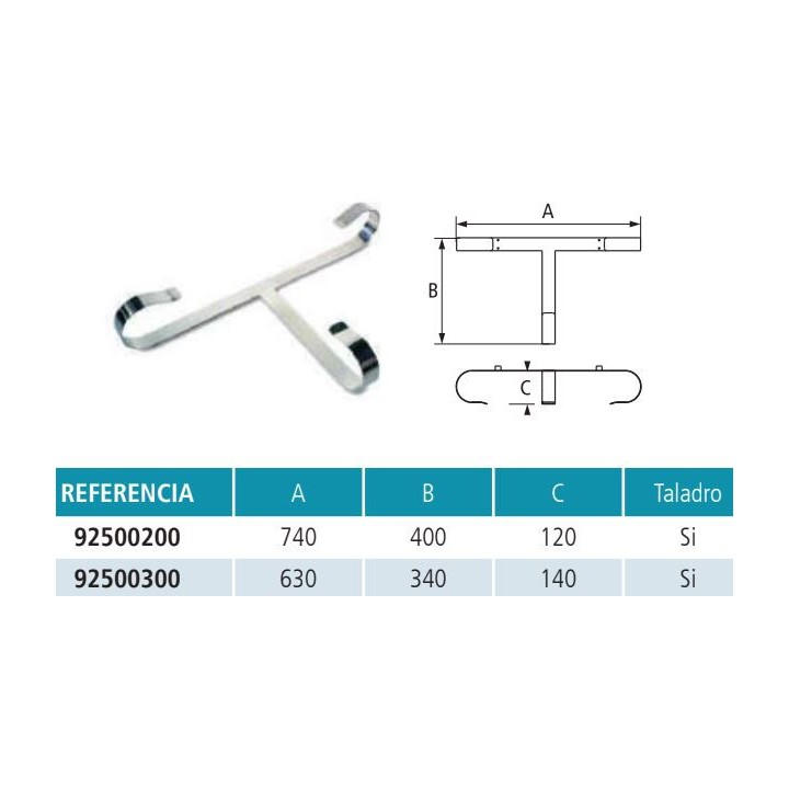 Soporte aro salvavidas
