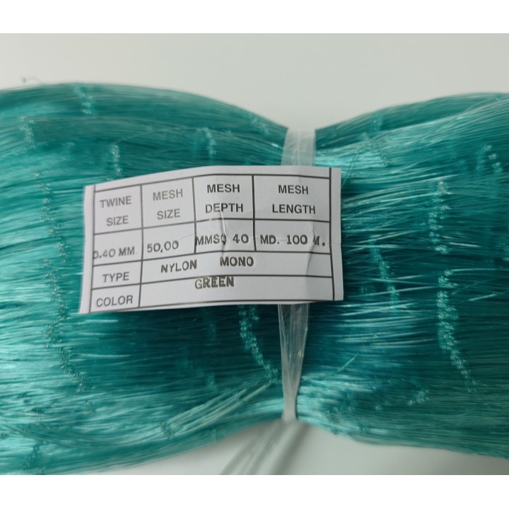 Red 0.40mm x 50mmsq x 40md x 100mts Verde