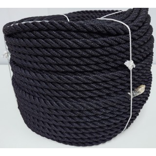 Corda in nylon nero da 18 mm