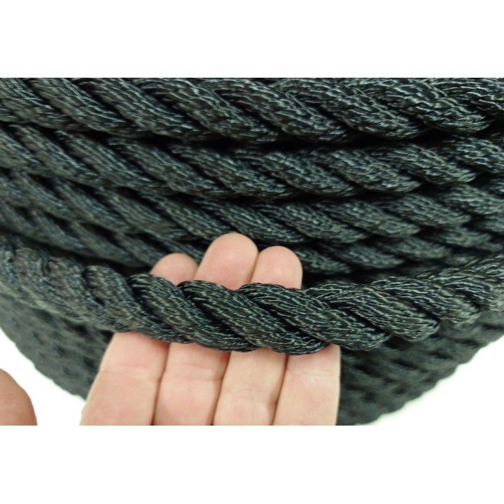 Cuerda de nylon 18mm Negro