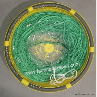 ESPINHEL montado com nylon trançado e 50 ganchos